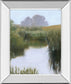 Morning Creekside By Lightell - Mirror Framed Print Wall Art - Green