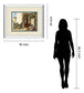 Perro Y Biciceleta By Lourengo D. Mirrored Frame - Beige