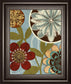 Persian Garden I By Katrina Craven - Framed Print Wall Art - Blue