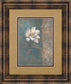 Floral Trans I By Vivian Flasch - Framed Print Wall Art - White