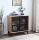 Gamaliel - Console Table - Oak & Espresso Finish