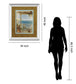 Ocean Retreat Il By Stiles - Mirror Framed Print Wall Art - Blue