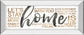 Home By Marla Rae - Mirror Framed Print Wall Art - White