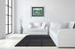 Extounge Rapids By G. Forsythe - Mirror Framed Print Wall Art - Blue