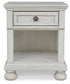 Robbinsdale - One Drawer Night Stand - Antique White