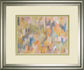 Concerto Grey By Robert Cresvell - Framed Print Wall Art - Yellow