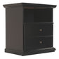 Maribel - One Drawer Night Stand - Black