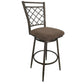 Aldric - Bar Chair (Set of 2) - Fabric & Antique