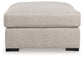 Ballyton - Oversized Accent Ottoman - Sand