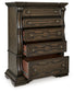 Maylee - Five Drawer Chest - Dark Brown