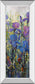Iris Field Il By Tim Otoole - Mirror Framed Print Wall Art - Purple