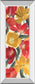 Tulip Array Panel I By Sandra Iafrate - Mirror Framed Print Wall Art - Red