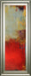 Chicago St. Rush Il By Erin Ashley - Framed Print Wall Art - Red