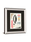 Mixed Shapes II By Courtney Prahl Mirrored Frame - Black