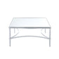 Petunia - Coffee Table - Chrome & Mirror