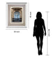 Rue De Paris I By Tony Koukos - Mirror Framed Print Wall Art - Beige