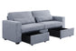 Rogyne - Sofa - Gray Linen