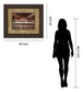 Last Supper - Framed Print Wall Art - Dark Brown