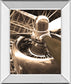 Dc4 Aircraft By Danita Delimont - Mirror Framed Print Wall Art - Gold
