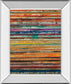 Shattered Earth By Gutierrez - Mirror Framed Print Wall Art - Orange