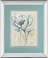 Fresh Poppies I By Patricia Pinto - Mirror Framed Print Wall Art - Blue