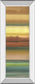 Ambient Sky Il By John Butler - Mirror Framed Print Wall Art - Dark Brown