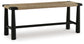 Acerman - Accent Bench - Black / Natural