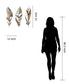31x12 Metal Wall Decor - Light Brown