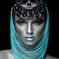 Temp Glass With Foil - Lady Pharaoh - Blue