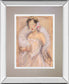 Stole My Heart I By Dupre - Mirror Framed Print Wall Art - Pink