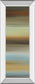 Abstract Horizon I By James Mcmaster - Mirror Framed Print Wall Art - Dark Brown