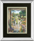 Serenity By Marysia - Mirror Framed Print Wall Art - Green