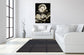 Floating Tempered Glass With Foil Mechanism - Black