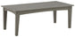 Visola - Rectangular Cocktail Table - Gray