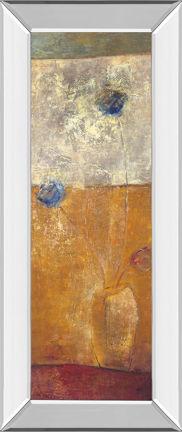 May I By Volk - Mirror Framed Print Wall Art - Orange