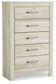 Bellaby - Five Drawer Chest - Whitewash