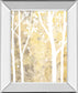 Simple State I By Debbie Banks - Mirror Framed Print Wall Art - Yellow