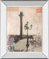 Venice Travelogue By Ben James - Mirror Framed Print Wall Art - Black