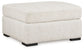 Chessington - Oversized Accent Ottoman - Ivory