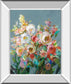 Joy Of The Garden I By Danhui Nai - Mirror Framed Print Wall Art - Pink