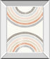 Over The Rainbow I By Moira Hershey - Mirror Framed Print Wall Art - White