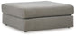 Avaliyah - Oversized Accent Ottoman - Ash