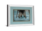 Surf By Bill Carson Photography - Mirror Framed Print Wall Art - Blue