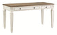 Realyn - White / Brown - Home Office Lift Top Desk