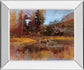 Magnificent View By Longo - Mirror Framed Print Wall Art - Red