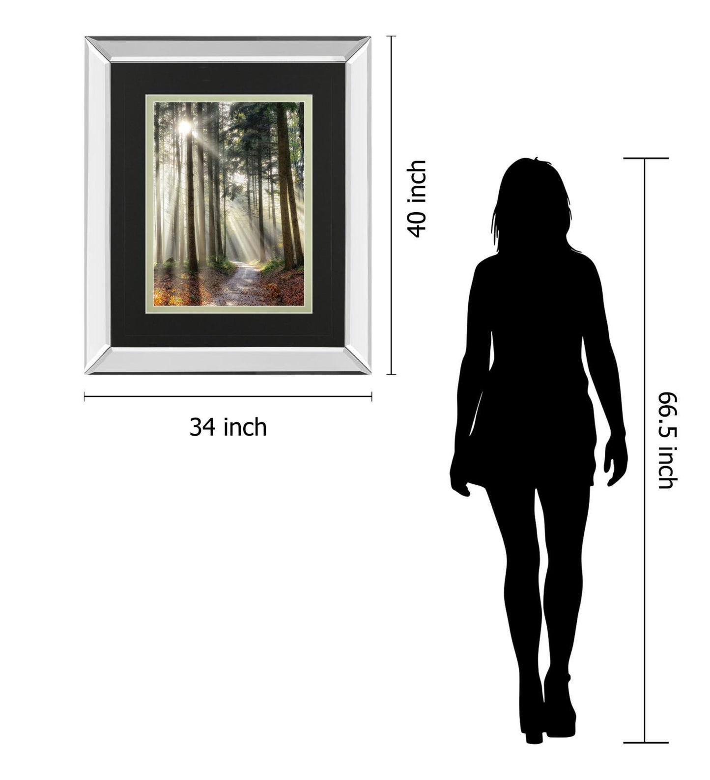 Turning Left Can Be Right By Lars Van De Goor - Mirror Framed Print Wall Art - White