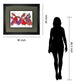 Lead Dancer In Purple Gown By Augusta Asberry - Framed Print Wall Art - Red