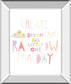 Dream Big Little One By Ann Kelle - Mirror Framed Print Wall Art - White