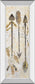 Tribal Arrows By Nan American Indian - Print Wall Art - Gold