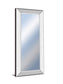 18x42 Decorative Framed Wall Mirror By Classy Art Mirror - White